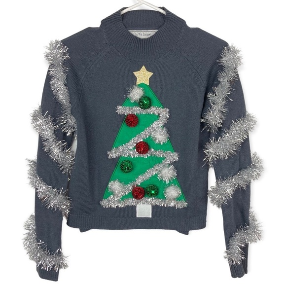 Christmas Tree Sweater - Holiday Sweater - Ugly Sweater - Picture 1 of 8